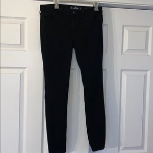 black super skinny hollister jeans SIZE 13